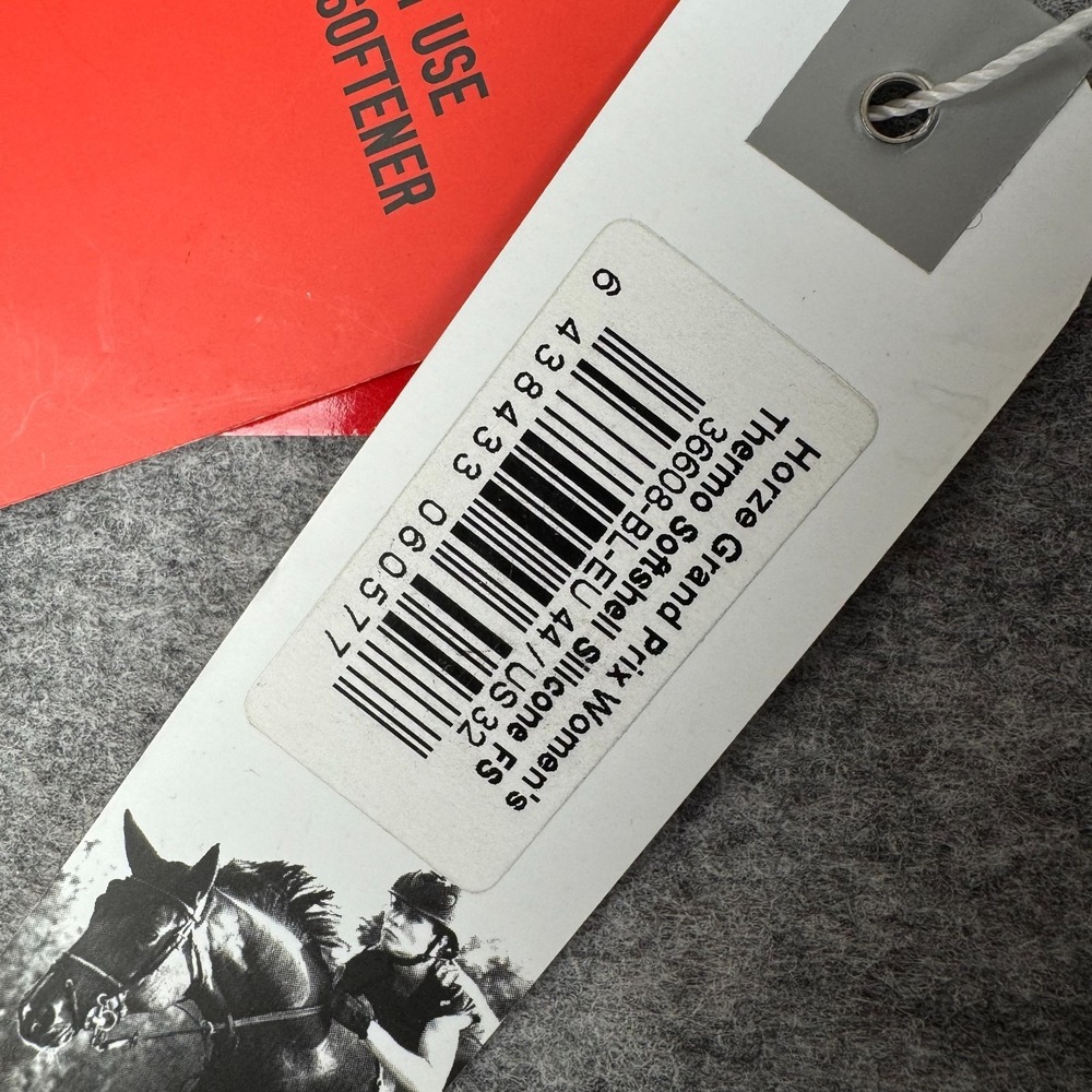 Horze Grand Prix Thermo Softshell Silicone FS Riding Pants Black Womens 32 - Picture 6 of 12